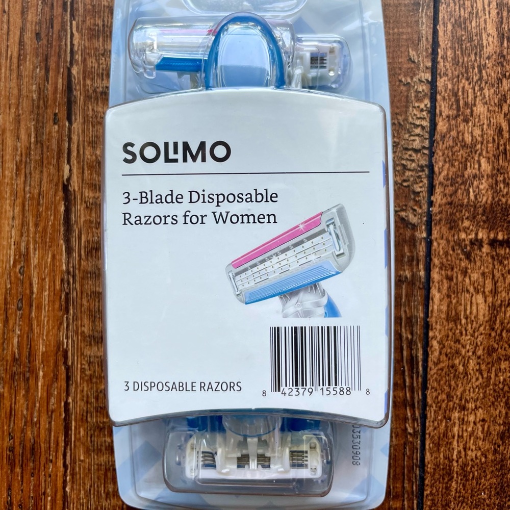 Amazon Solimo razers For Women For Sensitive Skin
